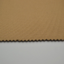 Tissu ciel de toit beige caramel alvéolé. Textile technique automobile, maille nid d'abeille.