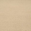 Tissu ciel de toit moussé beige champagne. Textile automobile clair, texture uniforme.